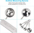 5PCS OstWony Measuring Spoons Set, Food Grade Stainless Steel, Includes 1/8 tsp, 1/4 tsp, 1/2 tsp, 1 tsp, 1 tbsp