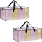 VENO 2 Pack Extra Large Moving Bags, Heavy-Duty Storage Totes for College Move-In, Clear