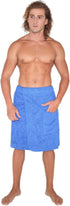 Arus Men's Robe GOTS Certified Organic Turkish Cotton Bathrobe Adjustable Closure Shower