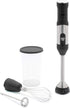 GreenLife 500-Watt Immersion Electric Handheld Stick Blender, Multi-Speed Control, with Whisk, Frother, Measuring Cup
