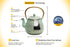 TOPTIER Japanese Teapot with Stainless Steel Infuser - Cast Iron Tea Kettle for 32 Ounce (Light Green)