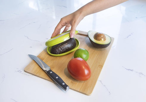 Joie Fresh Stretch Pod Avocado Storage Container - Silicone Food Saver, Keeps Leftover Produce Flavorful, BPA-Free