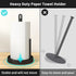 Countertop, Paper Towel Holder Black Paper Towel Holder with Anti Slip Weighted Base, Stainless Steel Heavy Duty