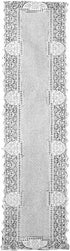 Heritage Lace Canterbury Classic Runner, 14-Inch by 72-Inch, White