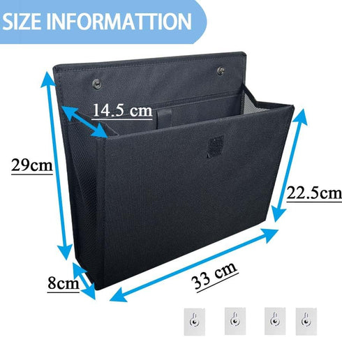 2 Pack Closet 1-Grid) RV Shoe Storage with Adhesive hook,Over the Door Shoe Rack,Heavy Duty Oxford Fabric Wall Hanging