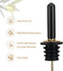 7OZ, Baalaka Glass Oil Bottles Olive Oil Dispenser Bottle for Kitchen with Metal Spout, Elegant Glass Cooking Dispenser