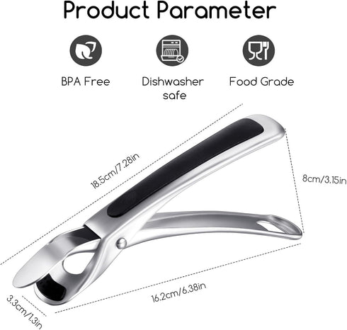 SOLEADER Plate Gripper for Instant Pot Accessories, Hot Plate Bowl Retriever, Pack of Two