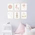 Set 6 8x10 Inch, FSZSEES Girls Room Wall Art Prints of Nursery Wall Decor Boho Sun Rainbow Canvas Prints You Are Loved
