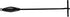 Camp Dutch Oven Lid Lifter - Black 9 MM Bar Stock for Lifting and Carrying Dutch Ovens