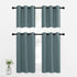 NICETOWN Short Curtains for Small Window, Blackout Portable Blinds Shades for Bedroom, Bathroom, Kitchen, 34 inch Width