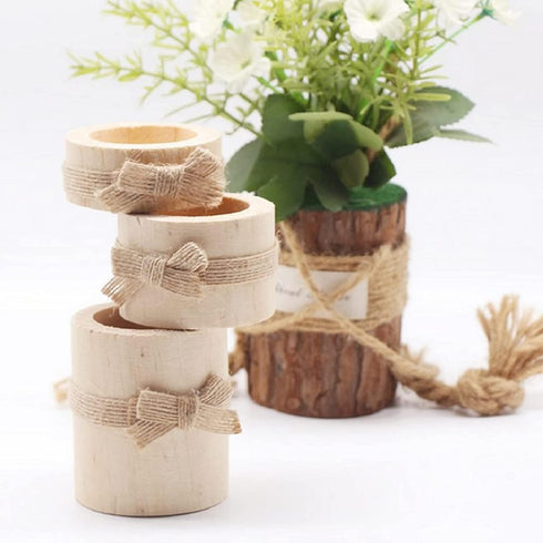 Nwsrayu Pack 3 Wooden Air Plant Holder of Wooden Air Plants Holders Air Plants Terrarium Tillandsia Streptophylla