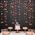 Valentines Day Party Decorations, Rose Gold Heart Garland Hanging Paper Love Heart Streamer Banner