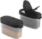 SIGNORA WARE Spice Jars with Lids - 4 oz Refillable Airtight Spice/Seasoning Containers Set, 2 pk