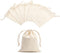 Tendwarm 20 Pack Mini Size Cotton Drawstring Bags, 3x3.9 Inch Reusable Muslin Sachet Bags for Party Wedding