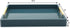 16.5''x12'' Serving Tray with Polished Metal Handles, Rectangle Coffee Table Tray, Modern Decorative Tray, Large