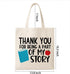 Appreciation Tote Bag for Teachers - Reusable Canvas Grocery Bag Gift