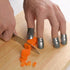 TOPINCN Finger Guard 4PCS, Stainless Steel Protector to Avoid Hurting for Cutting and Slicing
