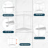 2-Tier Counter Counter, BOIVSHI Bathroom Organizner, Bathroom Organizers and Storage for Bathroom, Kitchen Corner