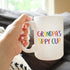 Grandpa's Sippy Cup - Fun Coffee Mug Gift for Grandfathers, Large 15oz White Ceramic
