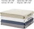 55% 45% BISELINA Linen Sheet French Flax Flat Sheet with Pleated Ruffles Euro Linen Cotton Solid Color Soft Breathable