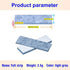 32PCS (3.5" 1.1" x0.2") Aneaseit Anti-Vibration and Soundproof Pads for Bed Frame, No More squeaking, Protects Walls
