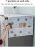 Refrigerator Dust-Proof Cover with Storage Pockets, PEVA Material Waterproof Cover for Washing Machine, Multi-Purpose