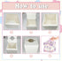 QZCYU 50 Pcs Butterfly Baby Shower Games, Butterfly Diaper Raffle Tickets with Diaper Raffle Card Box, Gender Reveal
