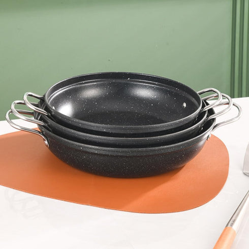 Stainless Steel Skillet with 2 Handles, Everyday Saute Pan, Multipurpose Deep Frying Pan