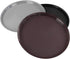 Cand Plastic Round Serving Trays, 3 Pack