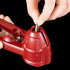 7 Inch 2 Nut Cracker, Holes Red Alloy Walnut Clip Press Easy for Peanuts, Chinese Chestnut, Walnuts and All Nuts (red)