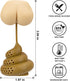 Noviko 2 Pack Butt Poop Tea Infuser, Silicone Cute Tea Infusers for Loose Tea, White Elephant Gift