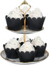 KPOSIYA Set of 100 Artistic Bake Cake Cups, Filigree Little Vine Lace Cupcake Wrapper Liner for Party Decoration
