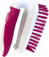Dependable Industries Inc. Essentials Scrub Brush with Comfort Rubber Grip, Heavy Duty for Bathroom Cleaning