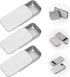 Hemoton 20pcs Rectangular Slide Top Tinplate Box, Sliding Cover Push-Pull Tin Box for Candies Jewelry Crafts Lip Balm