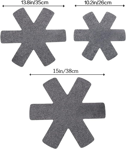BOYAN Pot and Pan Protectors, Set of 12, Cookware Dividers Pads for Protecting and Separating Pots