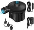High Power Electric Air Pump Inflator & Deflator Valve with 3 Nozzles, 1.2PSI Fast Filling for Air Mattress, Rafts,