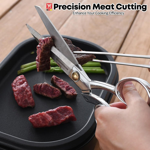 1601) WAGENSTEIGER Stainless Steel Kitchen Scissors, Multi-Purpose Shears for Meat, Vegetables, Poultry & Seafood