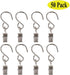 Mydio 50 Pack Stainless Steel Curtain Clip String Party Light Wire for Outdoor Activities - Party Supplies