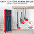 Kitchen Tongs Set of 3 for Cooking, 7-Inch, 9-Inch, 12-Inch Locking Silicone Tips, Grey