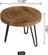 Plant Stand Indoor Outdoor Wood Mid Century Plant Stand for Indoor Plants, Modern Plant Table Round Plant Stool, Boho