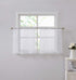 Warm Home Designs 30 x 36 Pair of Short White Kitchen Curtains, Boho Cafe Tiers for RV Window or Bathroom Drapes