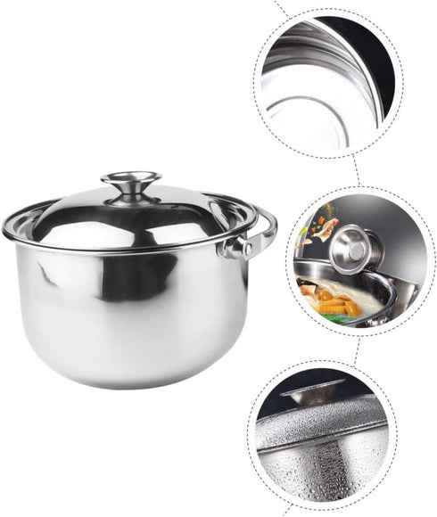 Stainless Steel Cooking Pot, Mixing Bowls, Steamer Pot, Handheld Mixing Bowl, Stock Pot