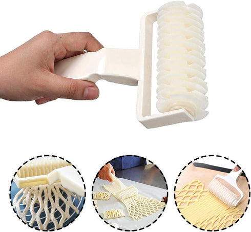 ReNext Dough Cookie Pie Pizza Bread Pastry Lattice Roller Cutter Craft DIY Baking Tool