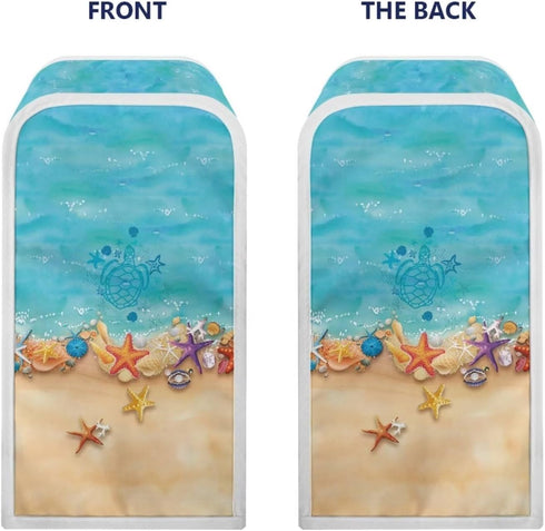 Starfish Sea Electric Can Opener Dust Cover, Portable Stain Resistant Dust Covers for Small Kitchen Appliances