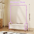 ZHKINGGS Closet Kids Clothing Rack with Storage Shelf, Kids Dress Up Storage for Coats, Small Baby Garment Rack