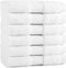 Aston & Arden Egyptian Wash Cloths - Pack of 6 - Oversized