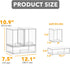 Countertop, 3 Pack, 2M1L, 10.9" SpaceAid Bottle Storage Organizer Baby - Acrylic Bottles Station Organizer Container