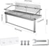 Adhesive Paper Towel Holder Shelf, Wall Mounted Roll Rack for Kitchen Shower Bathroom, Rustproof Stainless Steel