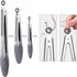 HOTEC Premium Stainless Steel Locking Kitchen Tongs - Set of 3-7", 9" and 12"