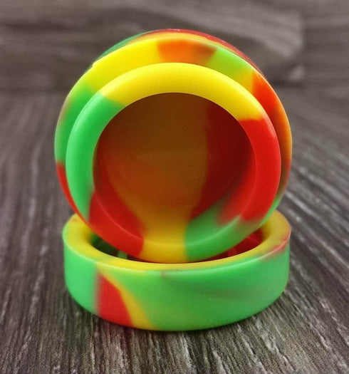 20pcs 5ml Silicone Container Non-Stick Food Grade Oil Wax Concentrate Jars (Color Random)